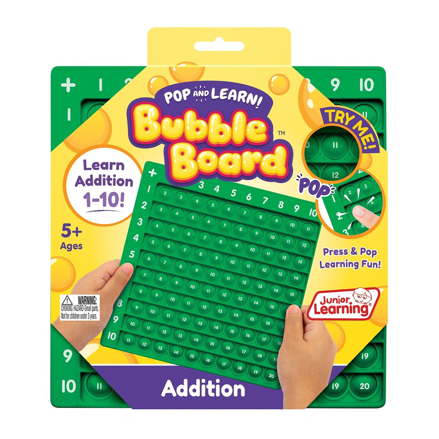 Addition Pop and Learn&#x2122; Bubble Board