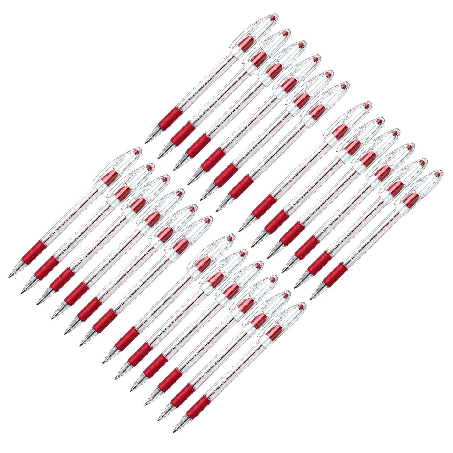 R.S.V.P.&#xAE; Ballpoint Pen, Fine Point, Red, Pack of 24