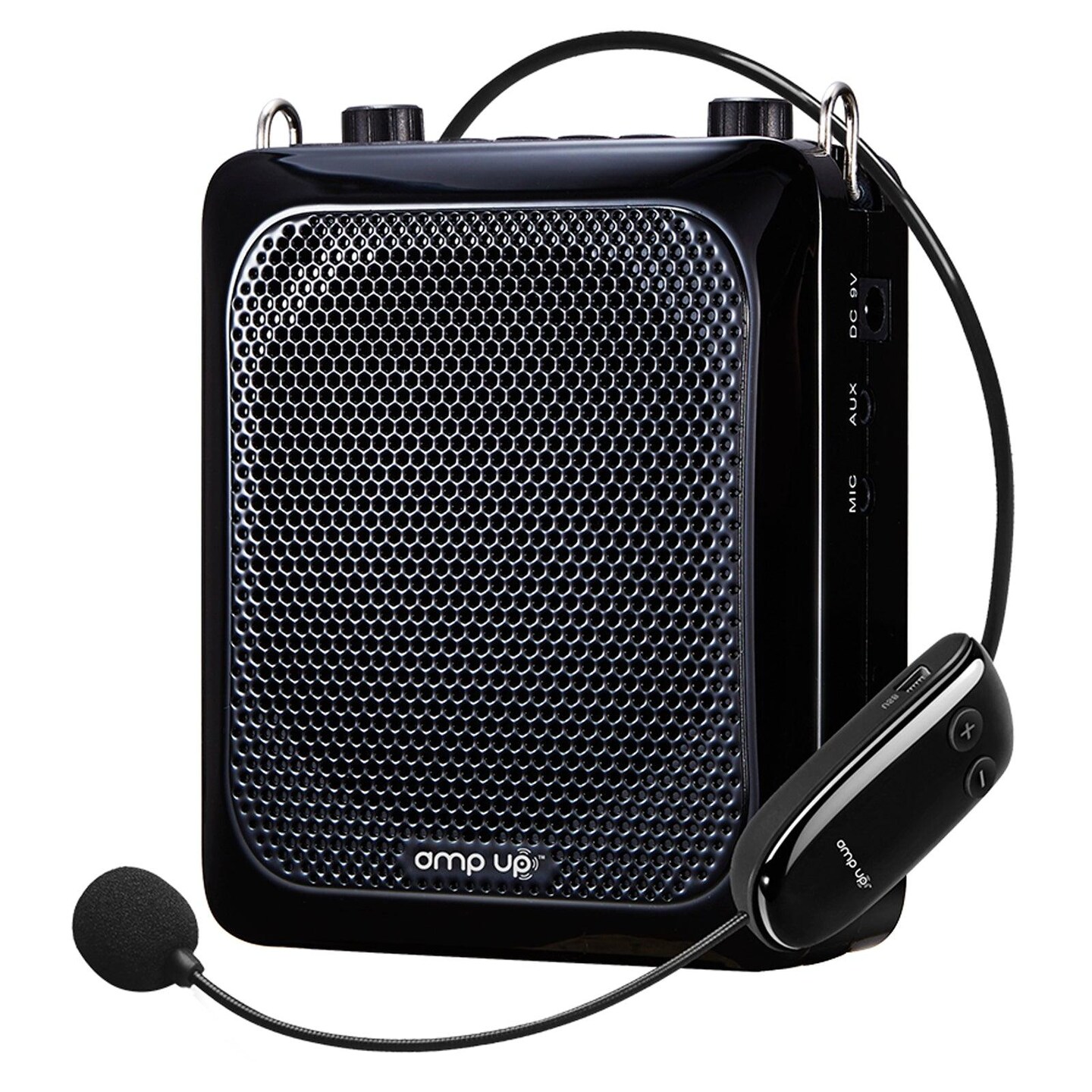 Amp-Up&#x2122; Personal UHF Voice Amplifier with Wireless Microphone &#x2013; up to 40 Channels without Interference!