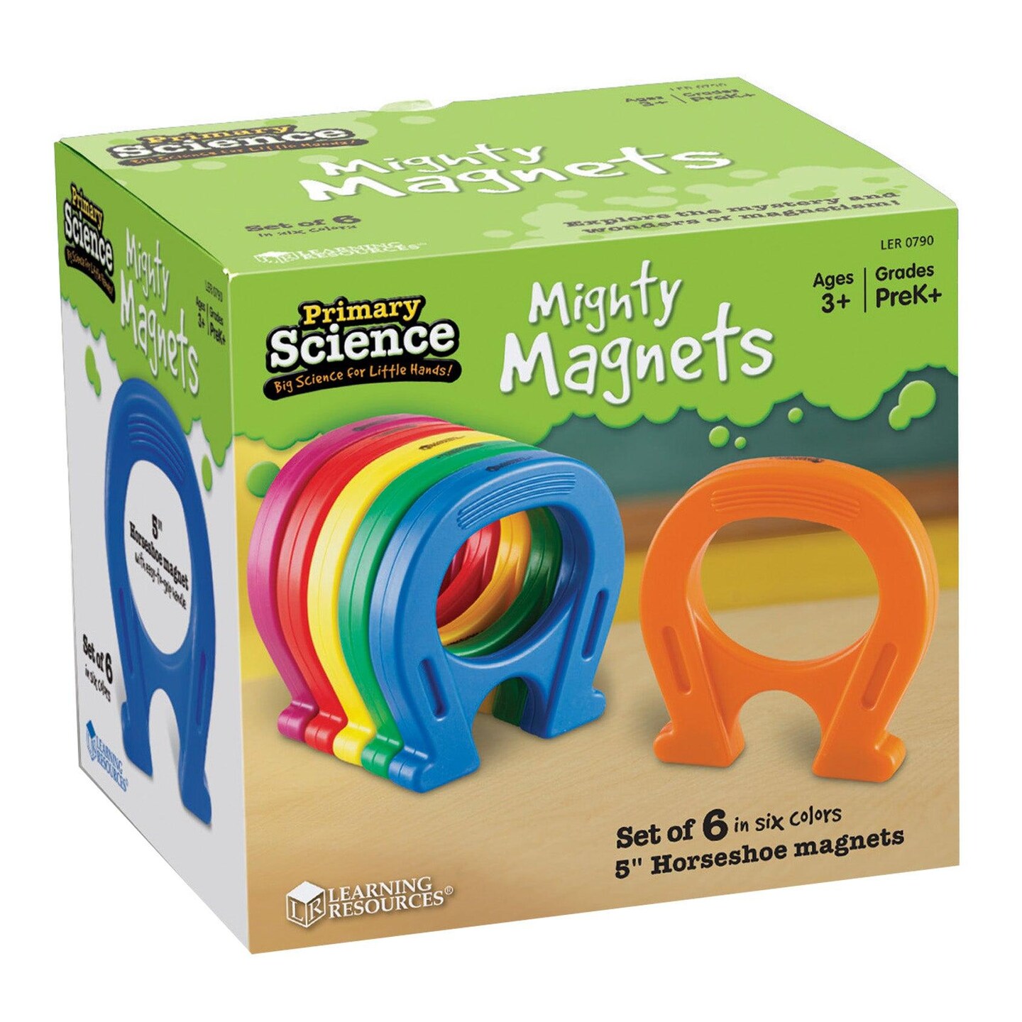 Primary Science 5&#x22; Mighty Magnets, Set of 6