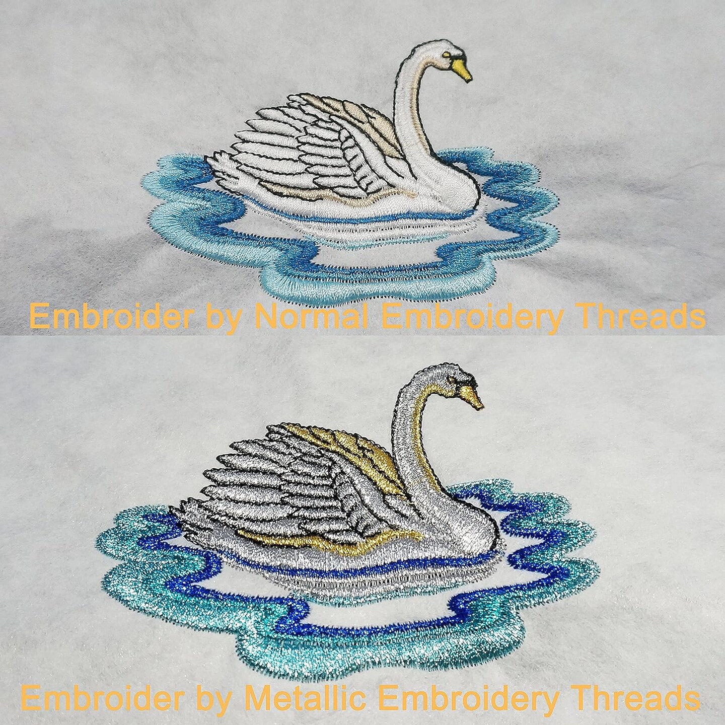 20 Assorted Colors Metallic Embroidery Machine Thread Kit 500M (550Y) Each Spool for Computerized Embroidery and Decorative Sewing