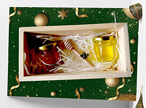 DnayDkiy 20 Pack Glass Honey Jars with Dipper - Gold Lids, Bee Pendants, Jutes, and Thank You Cards - Perfect for Baby Shower Favors, Wedding Favors, Party Favors