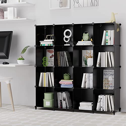 HOMIDEC 6-Cube Storage Organizer, Closet Organizer Storage Cabinet Shelf  Bookcase Bookshelf,Storage Cubes Organizer Cabinet for Kids,Closet