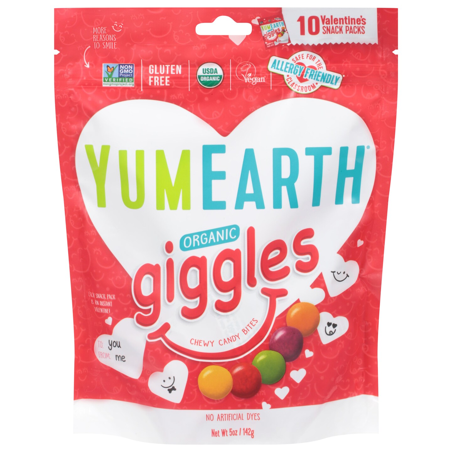 Yumearth - Candy Giggles Holiday - Case of 18-5 OZ