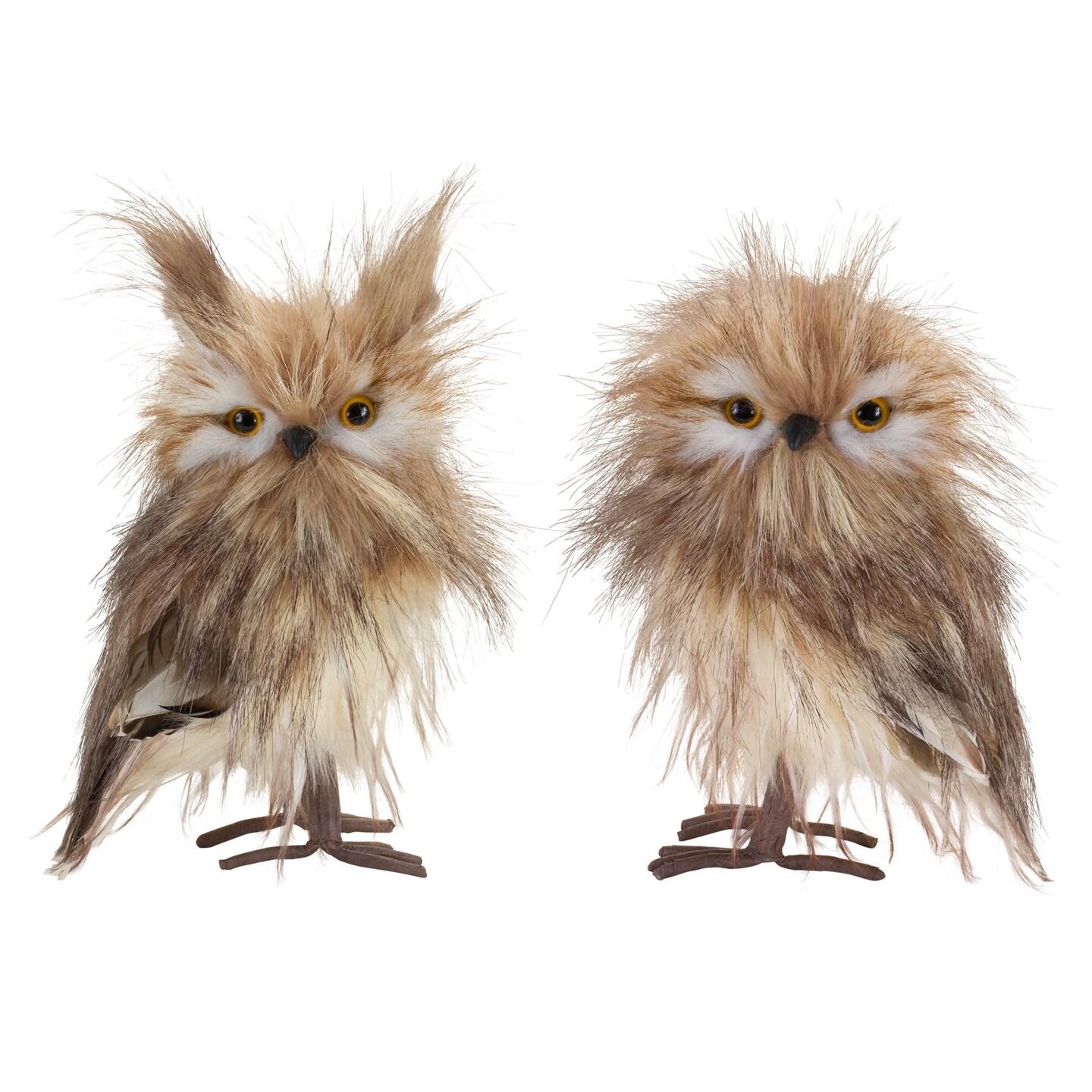 Melrose Set of 4 Standing Owl Tabletop Figures 10.5&#x22;