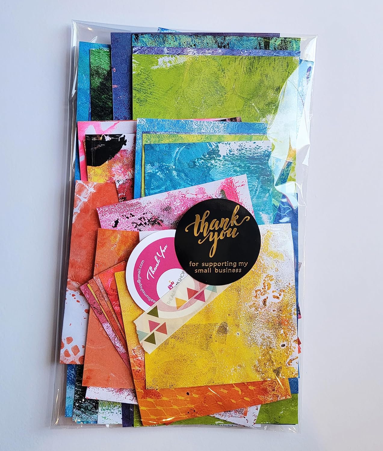 40 Beautiful Hand Painted Collage Papers Collage Paper Samples For Art  Journals Scrapbooks Mixed Media Art.40 piece