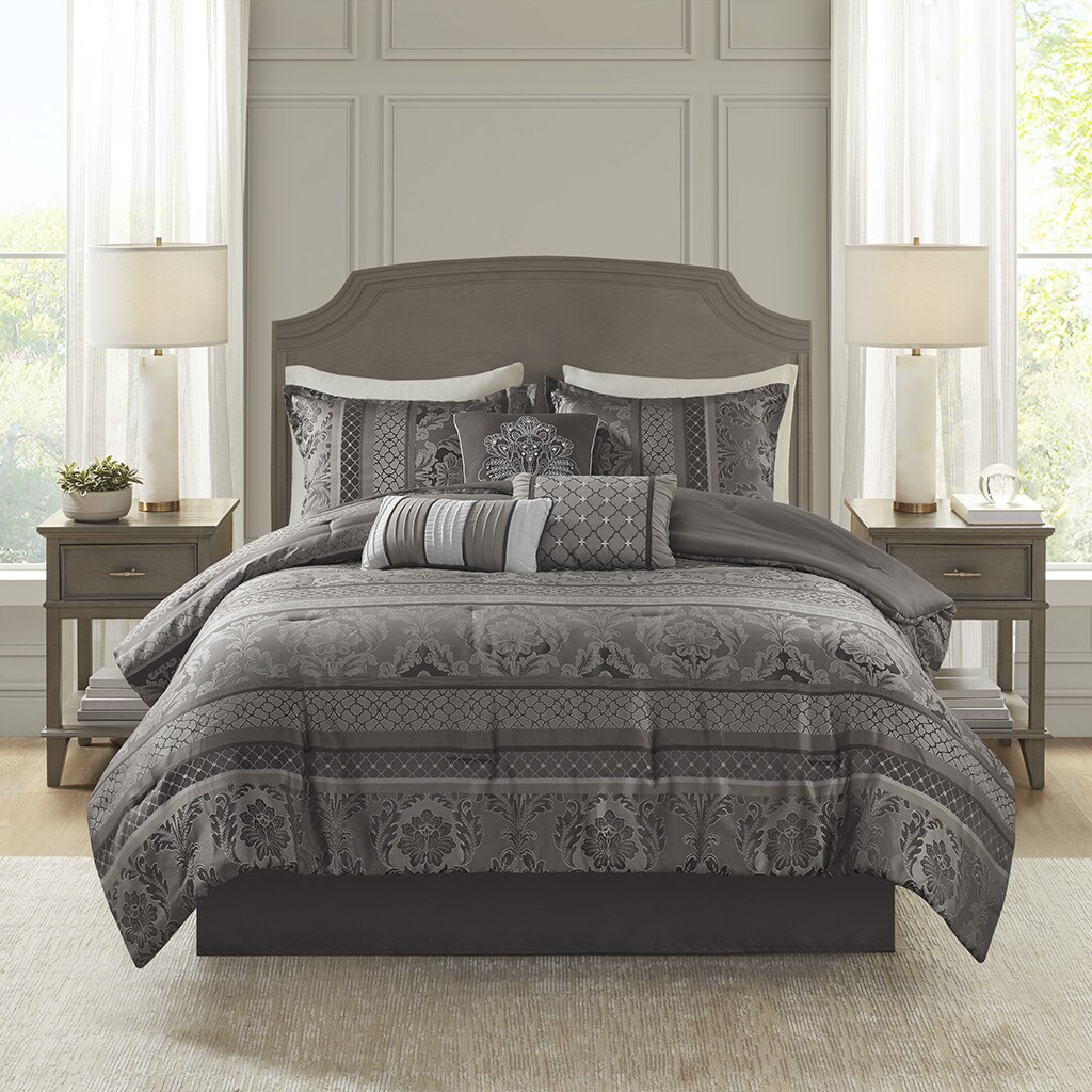 Gracie Mills 7 Piece Jacquard Comforter Set - GRACE-8746
