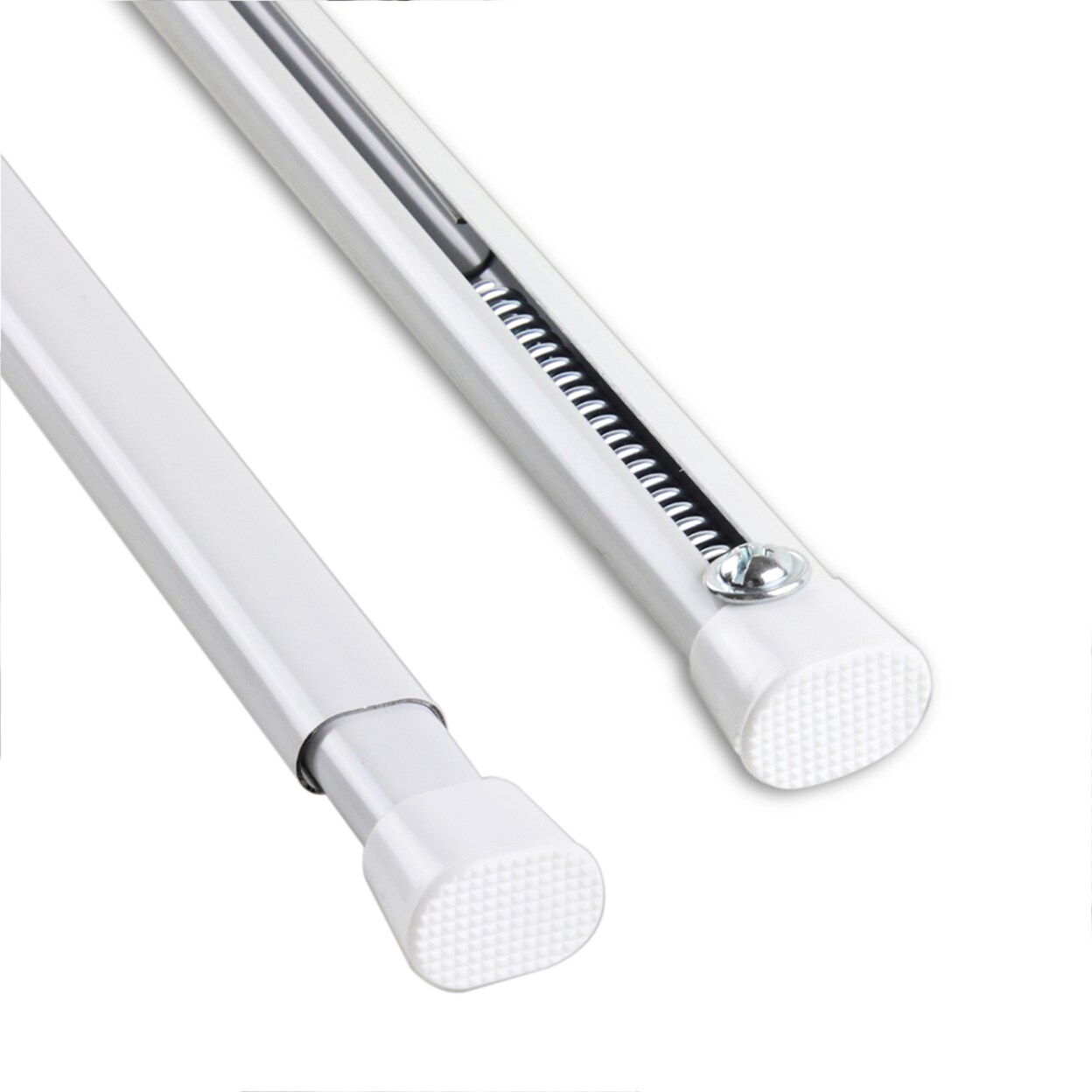 Rod Desyne   Oval Spring Tension Rod, White