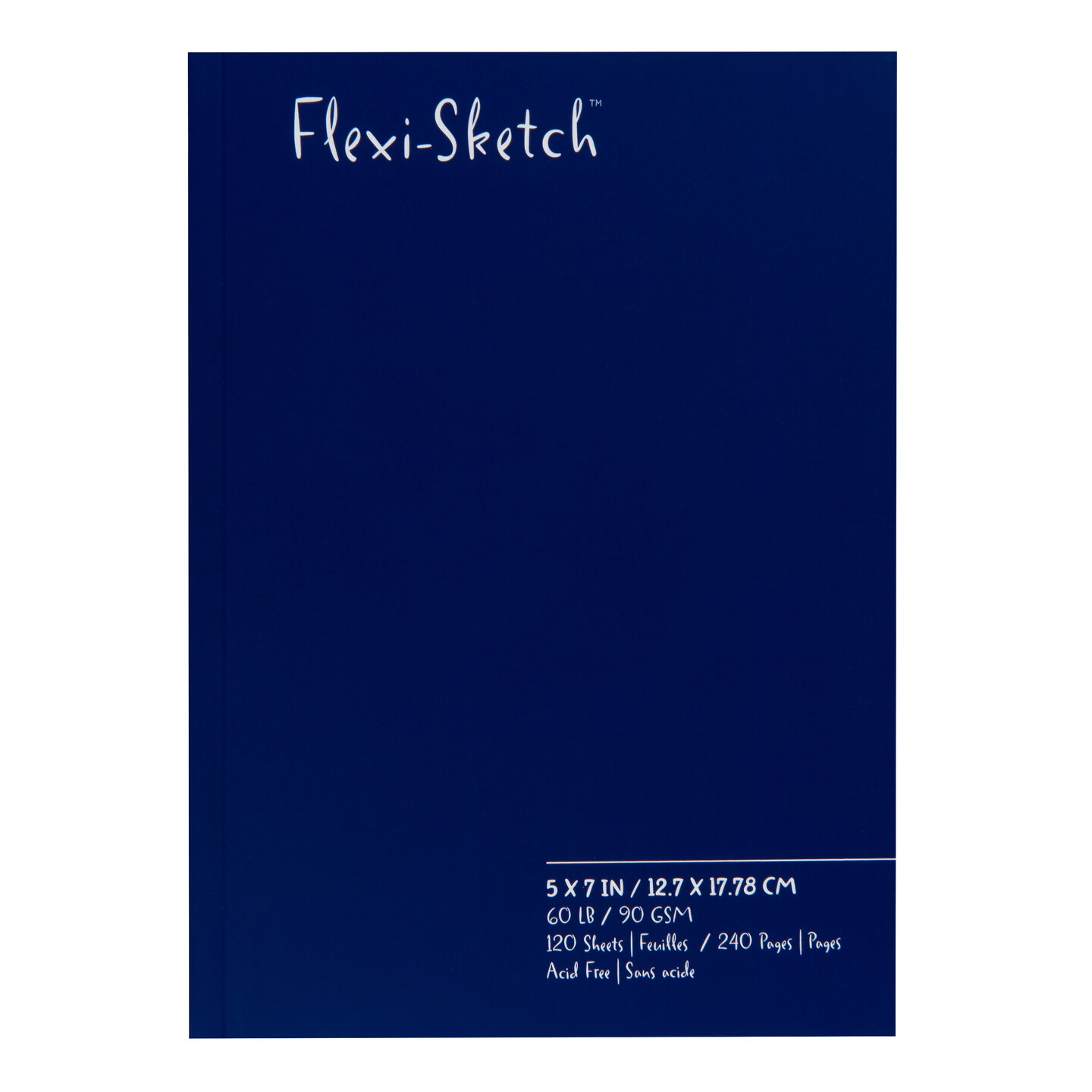 Global Art Flexi-Sketch Sketch Book, 7&#x22; X 5&#x22; Pool (Portrait), 120/Sheets