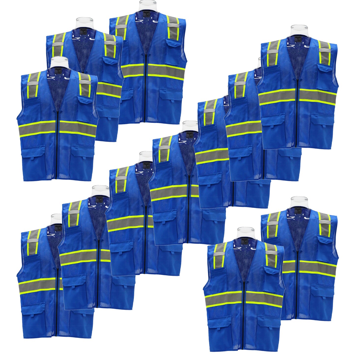 Multi Colors High-Visibility Pocket Safety Vest