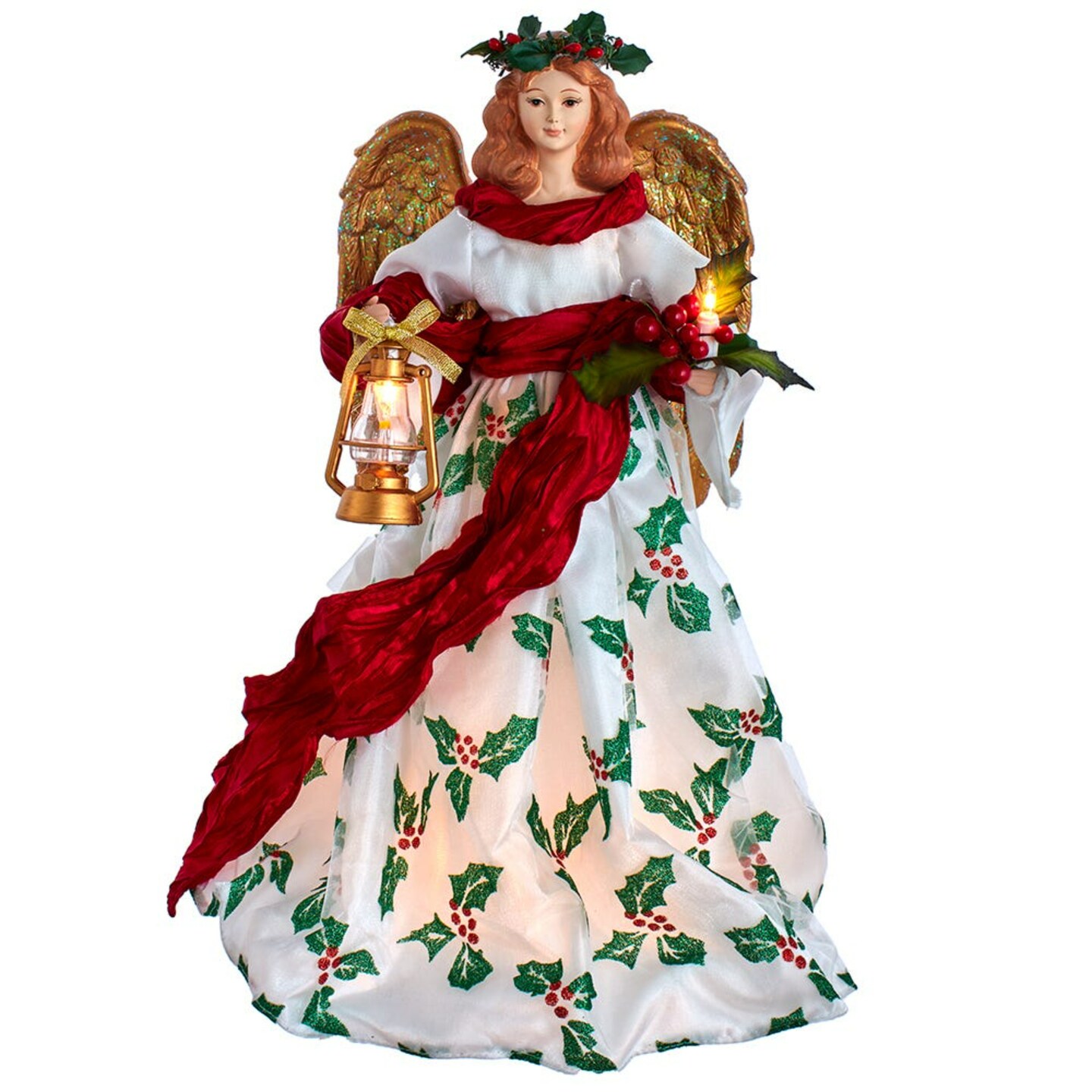 KSA 16" Prelit Formal Angel Christmas Tree Topper Michaels