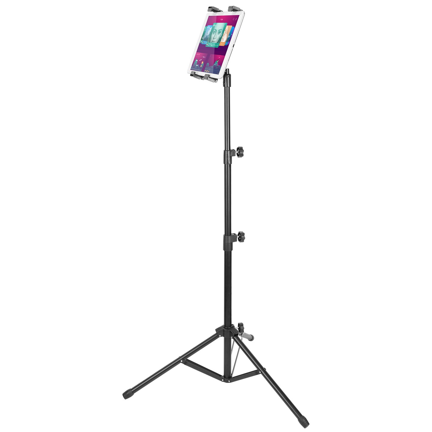 Global Phoenix Tablet Mount 360 Degree Rotating Tablet Holder 59in Adjustable Tablet Tripod Stand