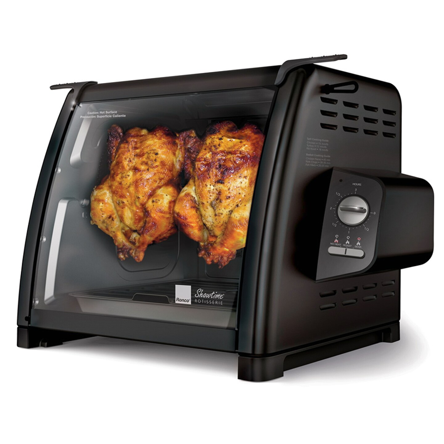 Ronco Modern Rotisserie Oven, Large Capacity (15lbs) Countertop Oven,  Multi-Purpose Basket for Versatile Cooking