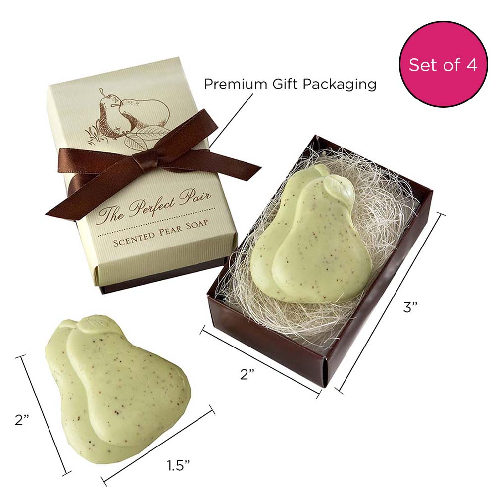 The Perfect Pair Scented Pear Soap (Set of 4)