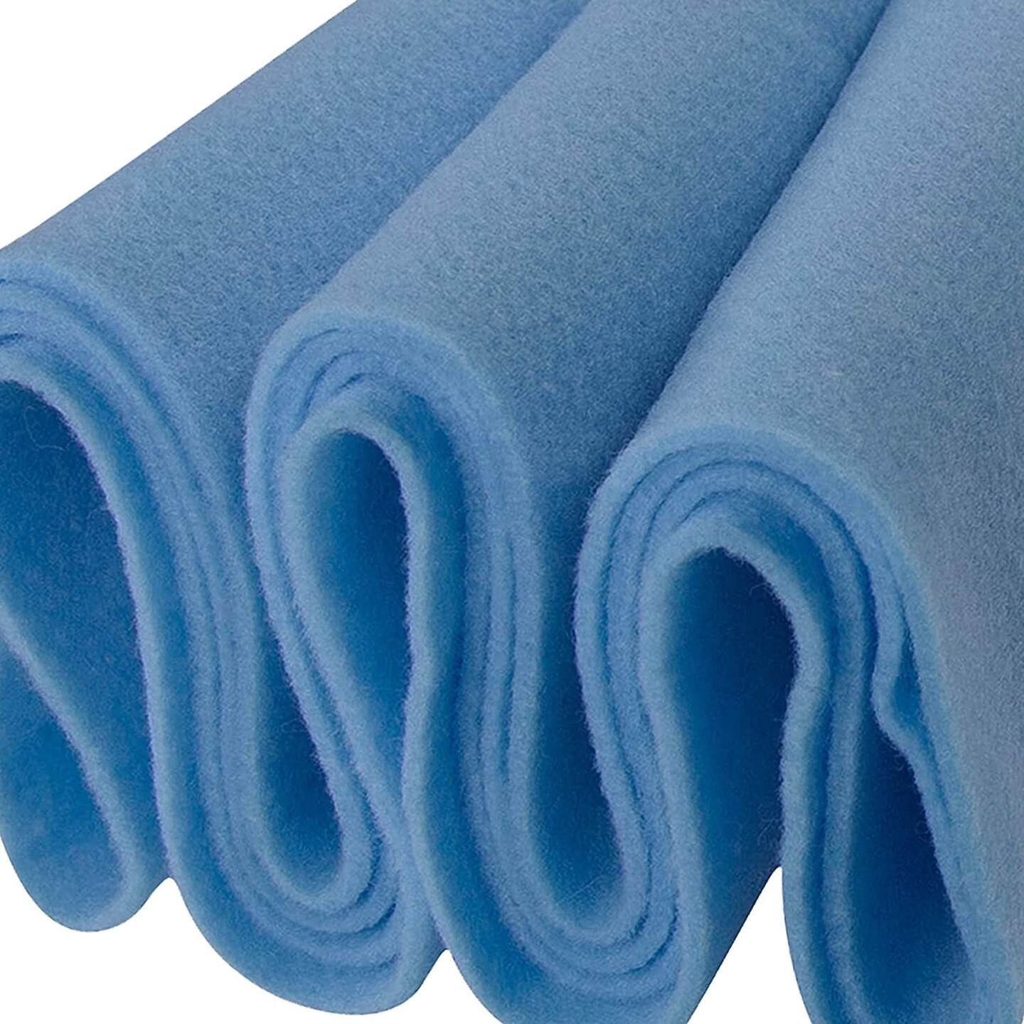 FabricLA Craft Felt Fabric - 72 Inch Wide & 1.6mm Thick Non-Stiff Felt  Fabric by The Yard - Use This Soft Felt Roll for Crafts - Felt Material  Pack - Baby Blue