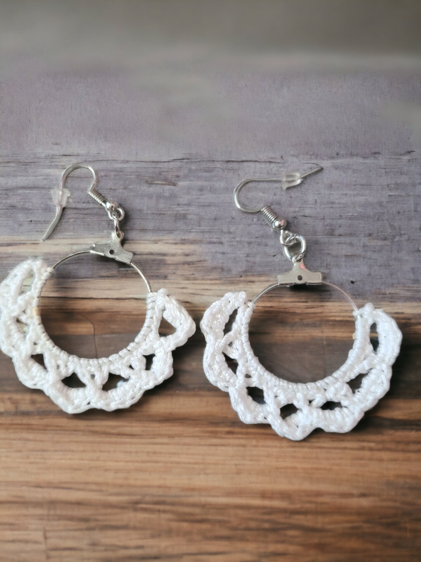 Crochet Hoop Earrings - image10