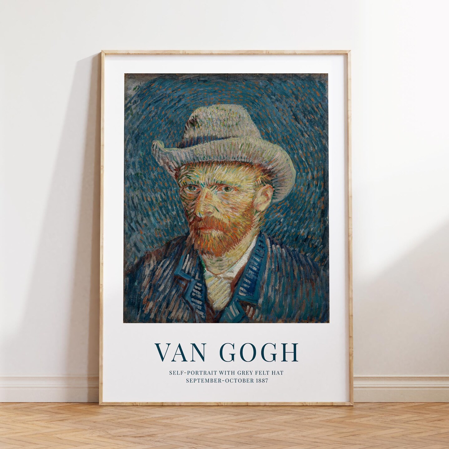 Van Gogh Print Vincent Van Gogh Poster Self-portrait of Van Gogh ...