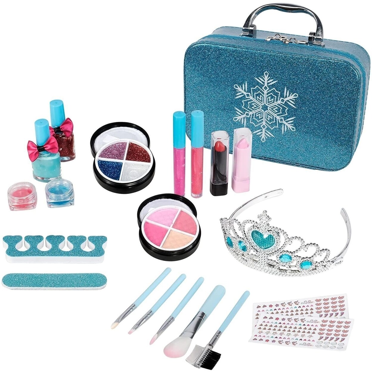 New Kids Makeup Kit for Girls Real Kids Washable Cosmetics Make Up Set  Princess Toy for Little Girls Birthday Gift