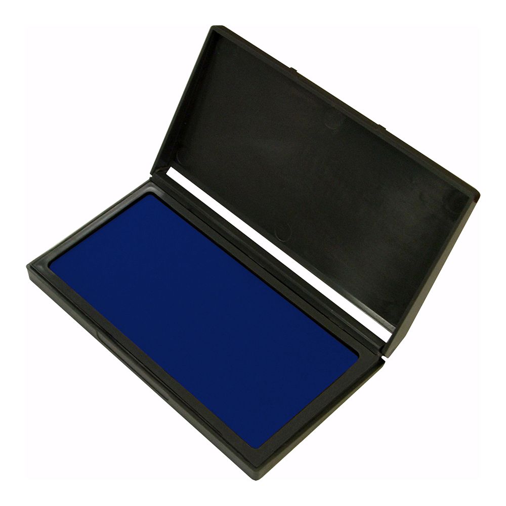 2000 PLUS Gel Stamp Pad for Traditional Style Stamps, Gel, Blue Ink, Size #2, 3-1/4" x 6-1/4", 1 Each