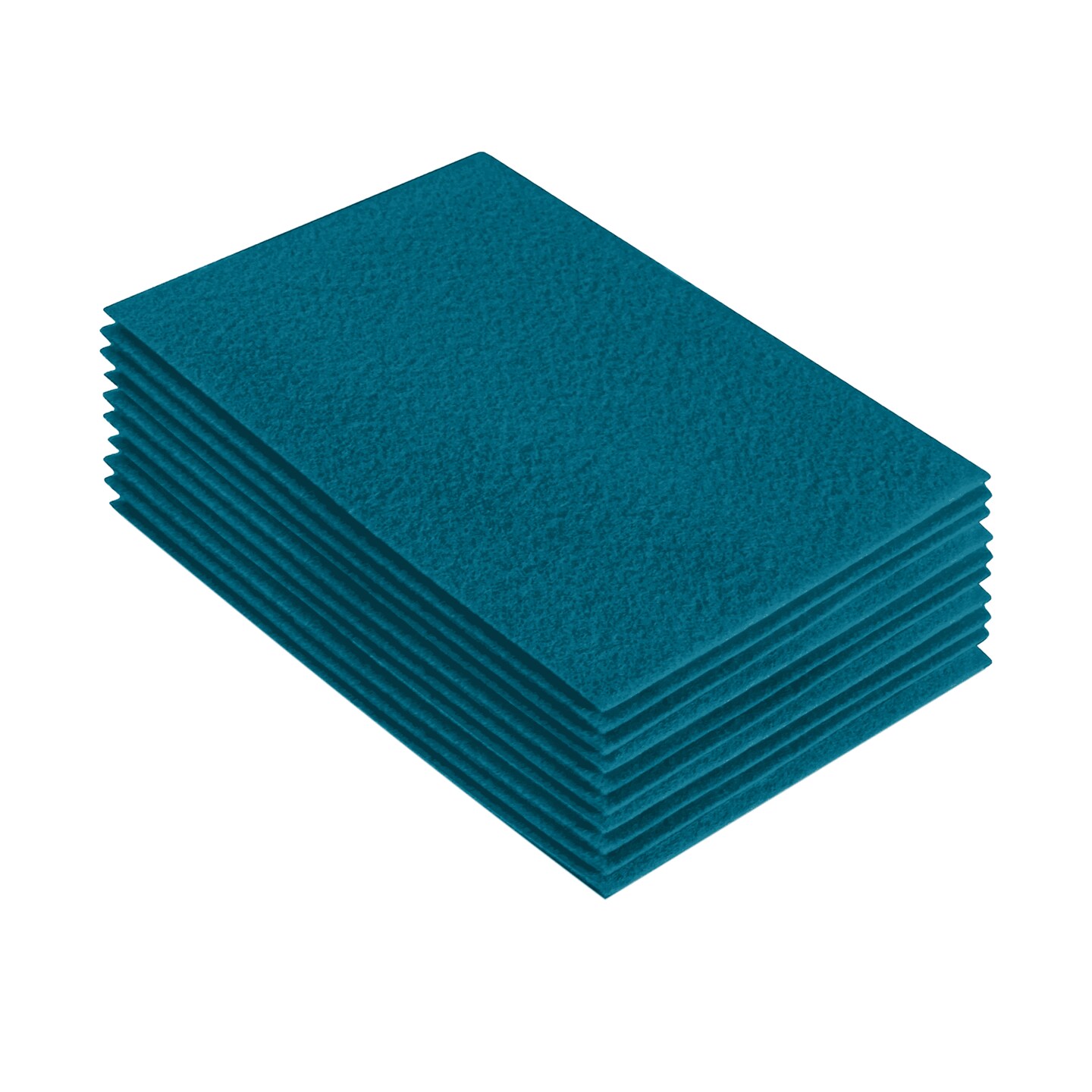 FabricLA Acrylic Felt Sheets for Crafts - Precut 9" X 12" Inches (20 cm X 30 cm) Felt Squares - Use Felt Fabric Craft Sheets for DIY, Costume, and Decoration | Turquoise - 10 Pieces