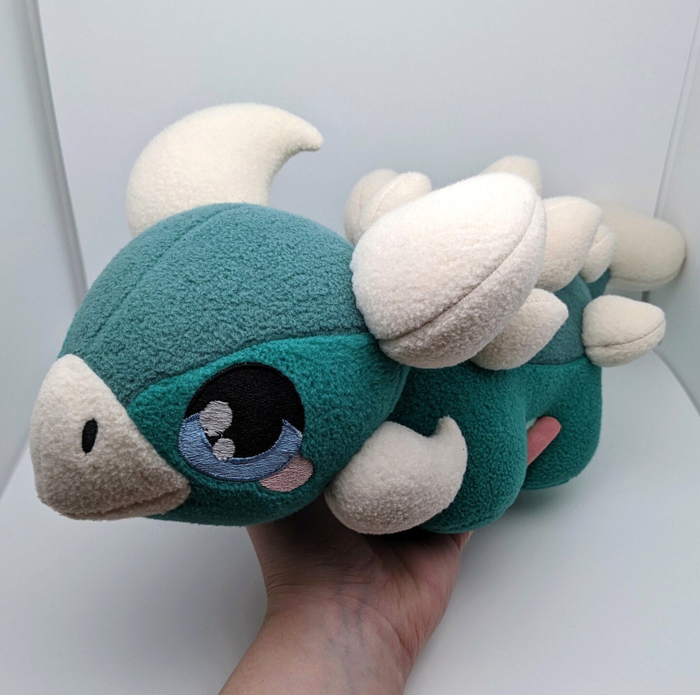 Ankylosaurus Plushie Aruba Blue Dinosaur Stuffie Green Teal Anky Plush Stuffed Animal product 5