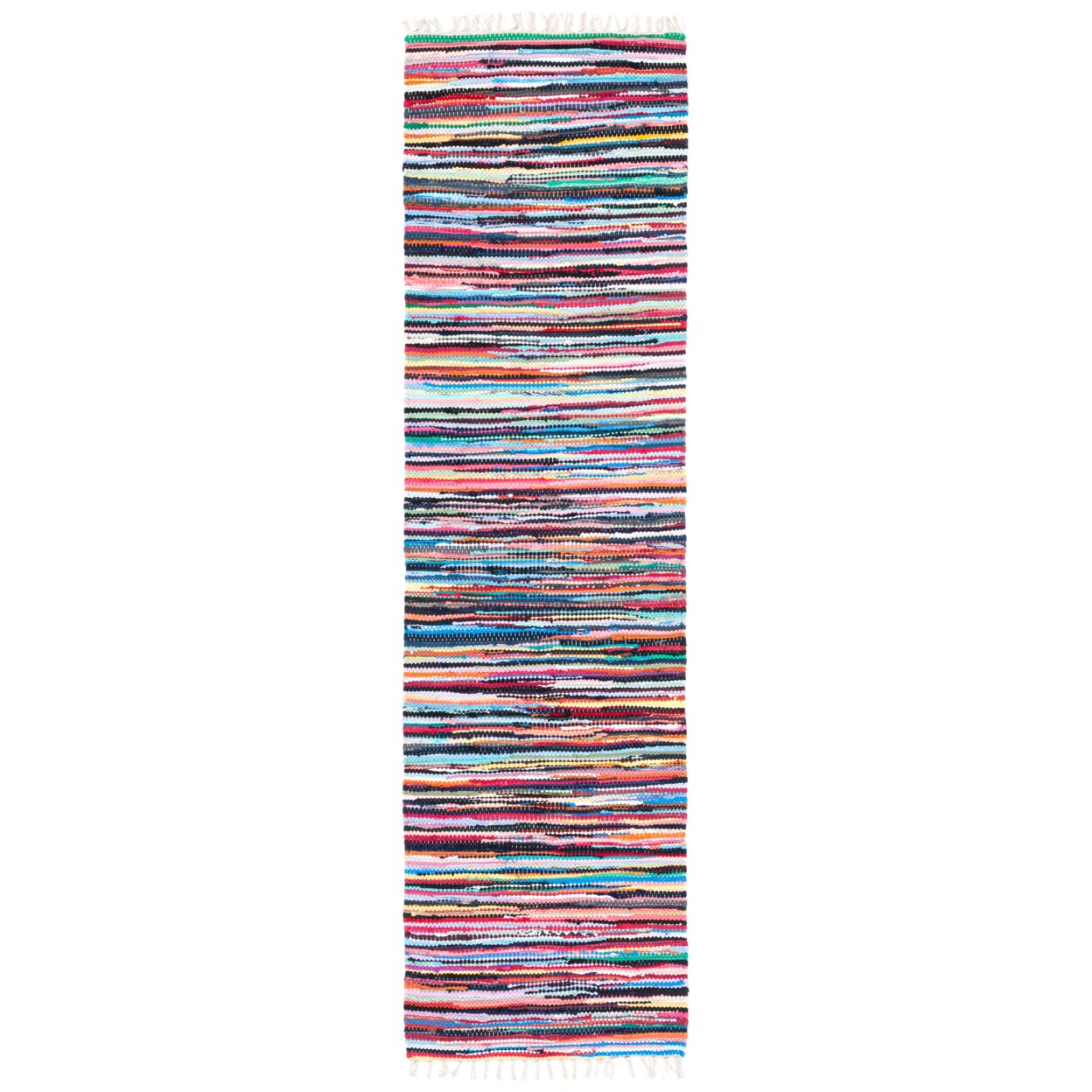 Safavieh Rag Rug Collection Rar128G Handwoven Multi Rug Area Rug Carpet Shag