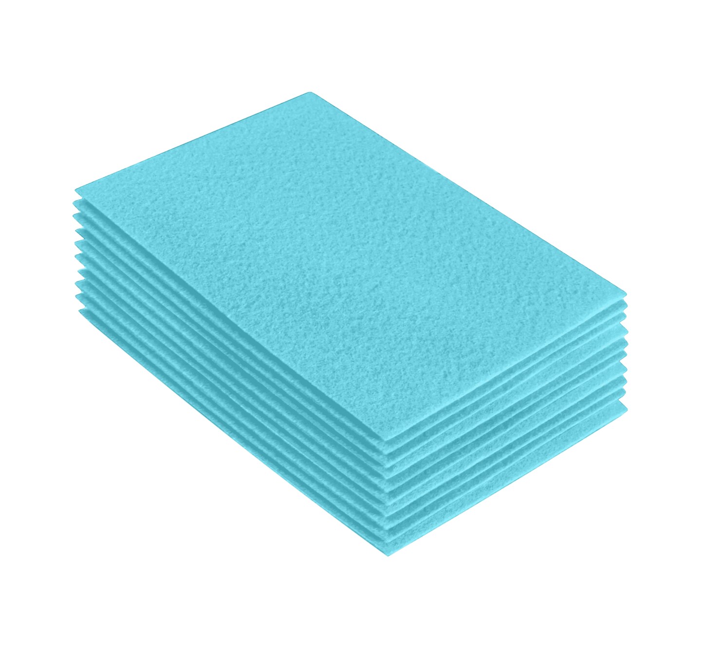 FabricLA Acrylic Felt Sheets for Crafts - Precut 9&#x22; X 12&#x22; Inches (20 cm X 30 cm) Felt Squares - Use Felt Fabric Craft Sheets for DIY, Hobby, Costume, and Decoration | Baby Blue - 10 Pieces