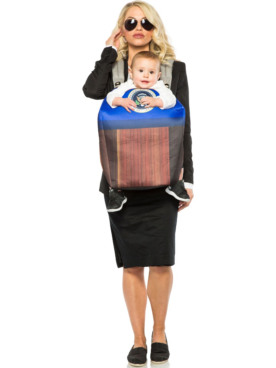 Adult&#x27;s Baby And Me Secret Service POTUS Carrier Costume Accessory Kit