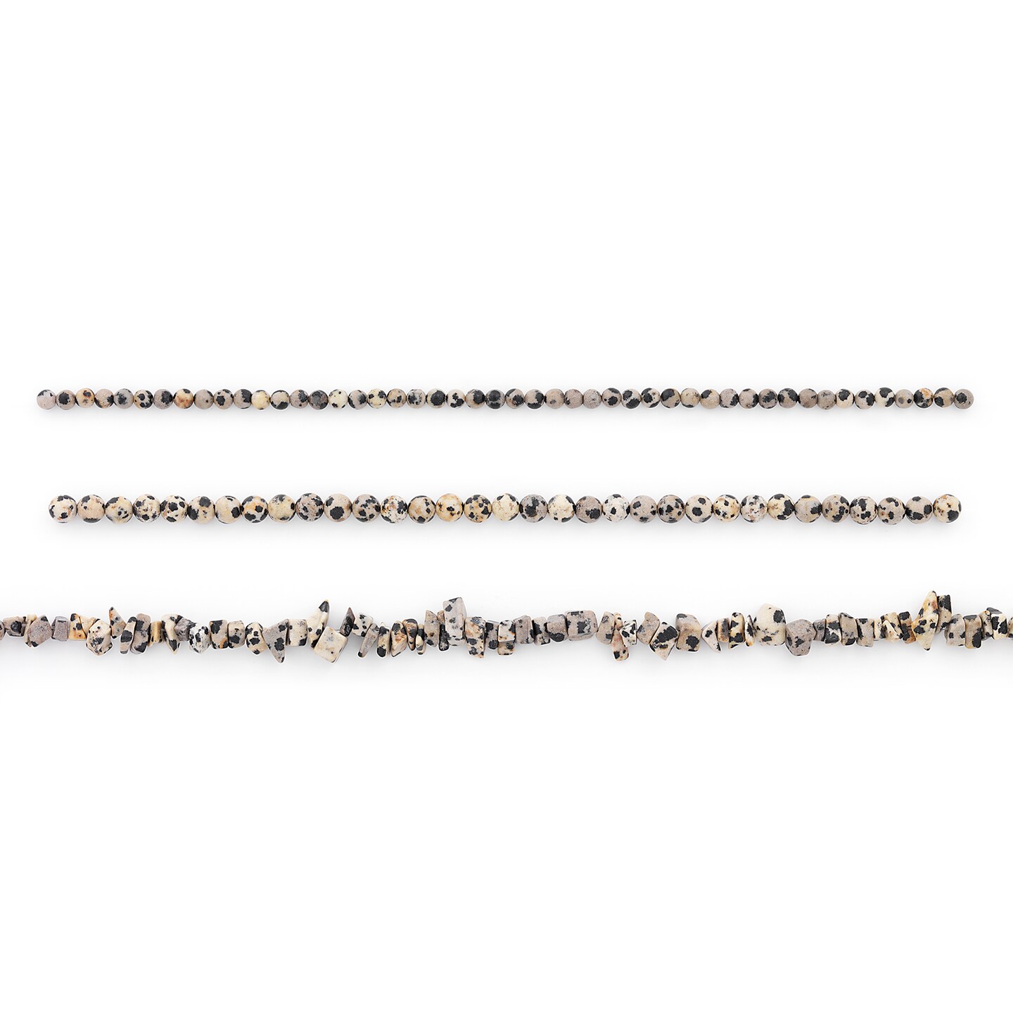 Dalmatian Jasper Natural Gemstone Beads Value Pack for Jewelry Making