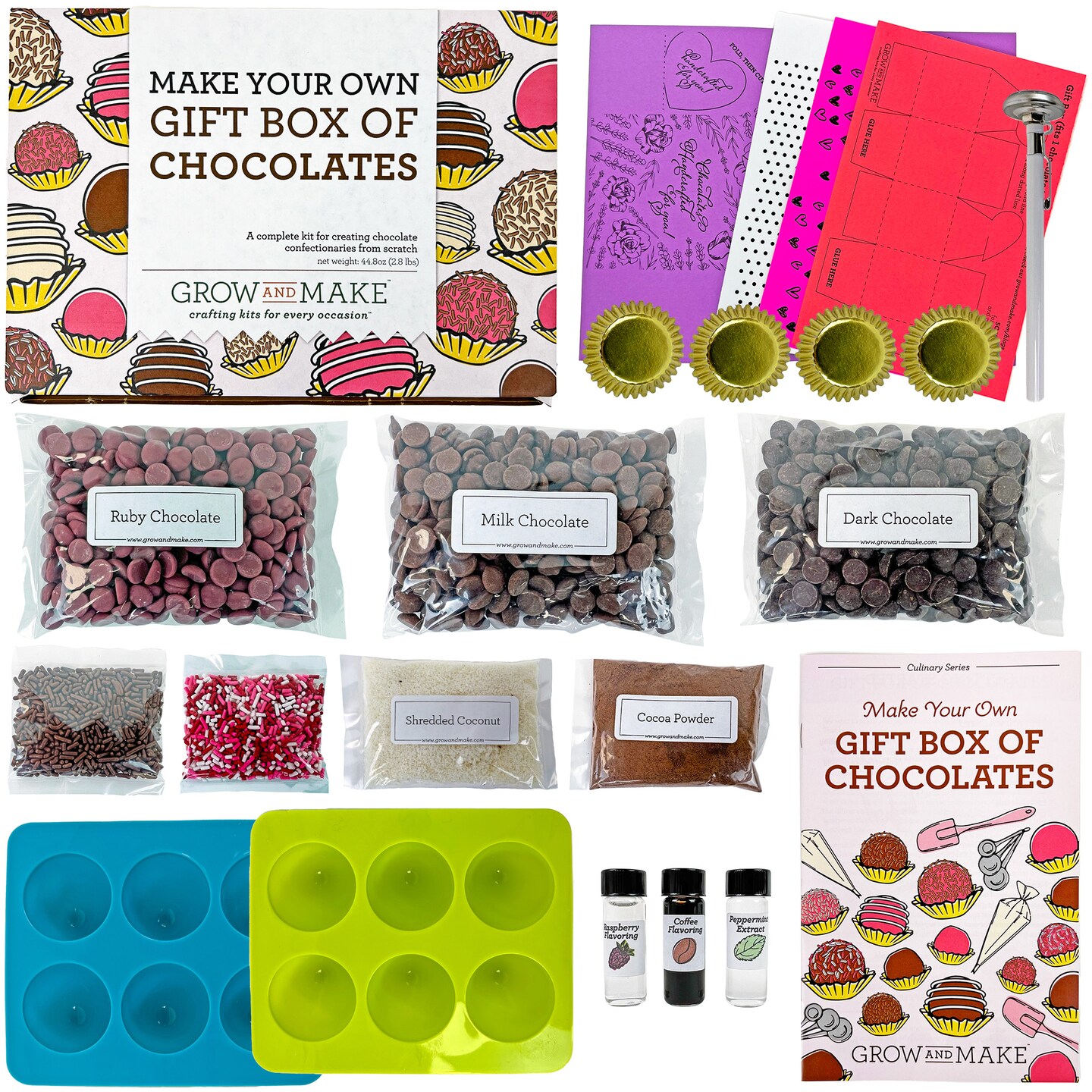 Make Your Own Gift Box of Chocolates DIY Chocolate Making Kit
