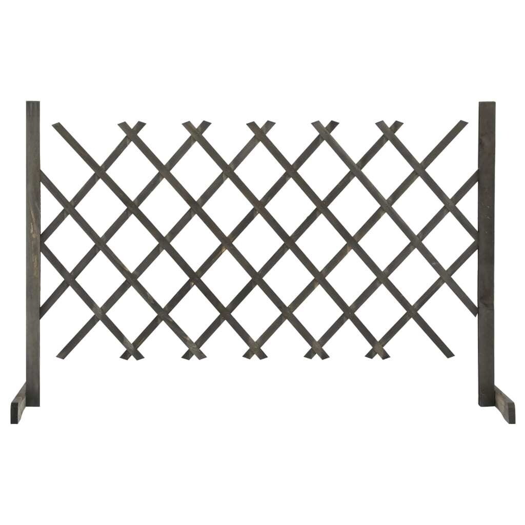 SKUSHOPS Garden Trellis Fence Gray 47.2&#x22;x35.4&#x22; Solid Firwood