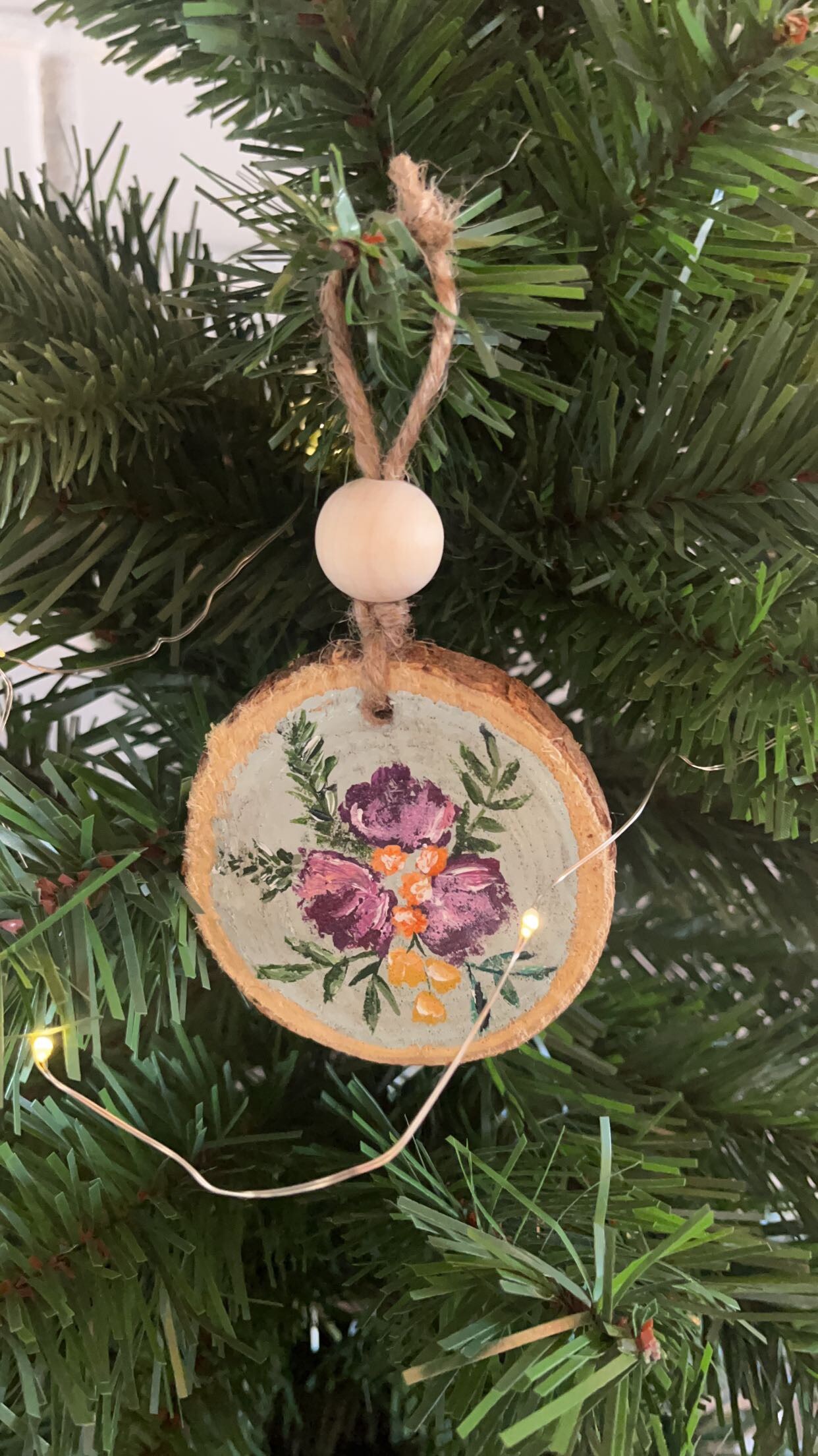 Michaels wooden outlet ornaments