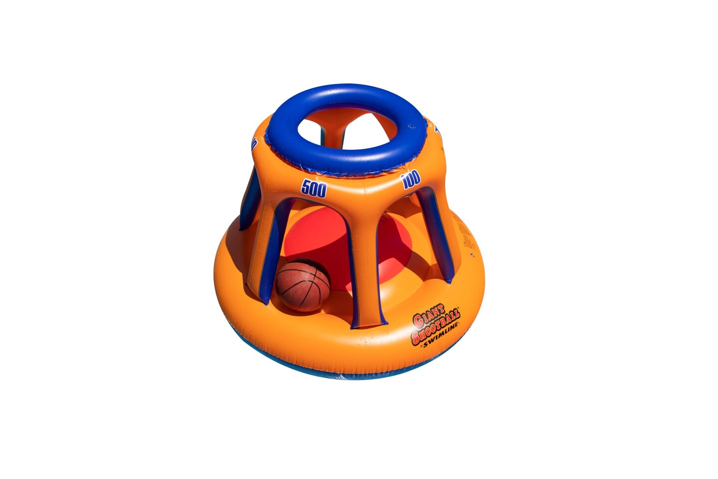 Swim Central Inflatable Giant Shootball Floating Swimming Pool Game - 48"