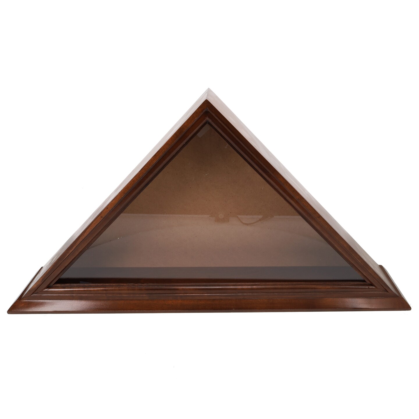 Solid Maple Memorial American Flag Display Case, Measures 26.25 x 13.25 x 3.625,  Made in USA