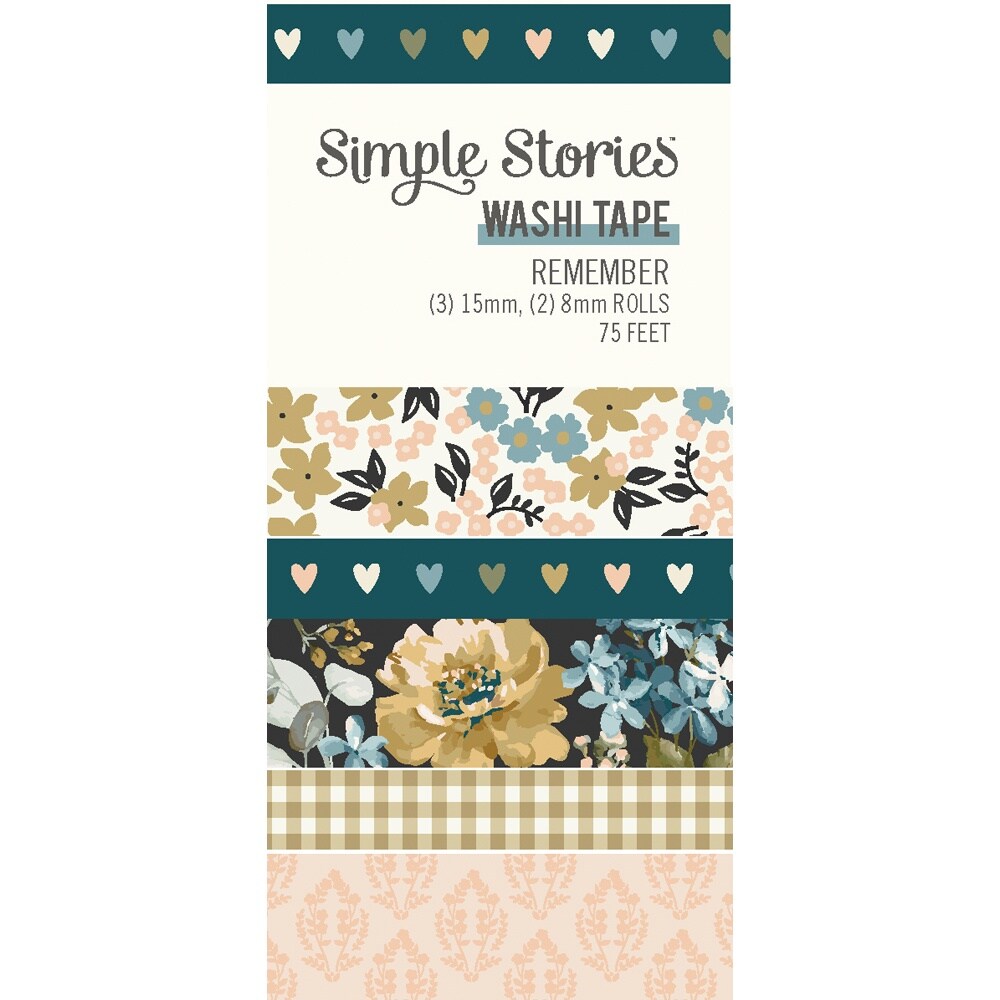 Washi Tape Set De Lentejuelas Craft Consortium Bluebells