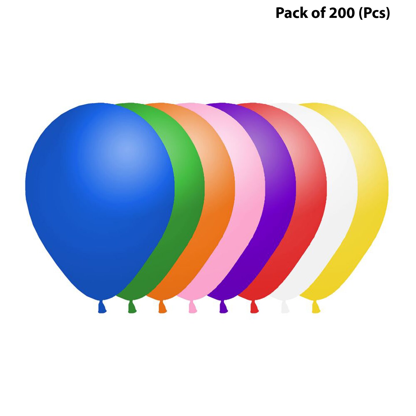 Standard Assorted Solid Color Balloons - 11 Inch - Multi Pack | Raheev®