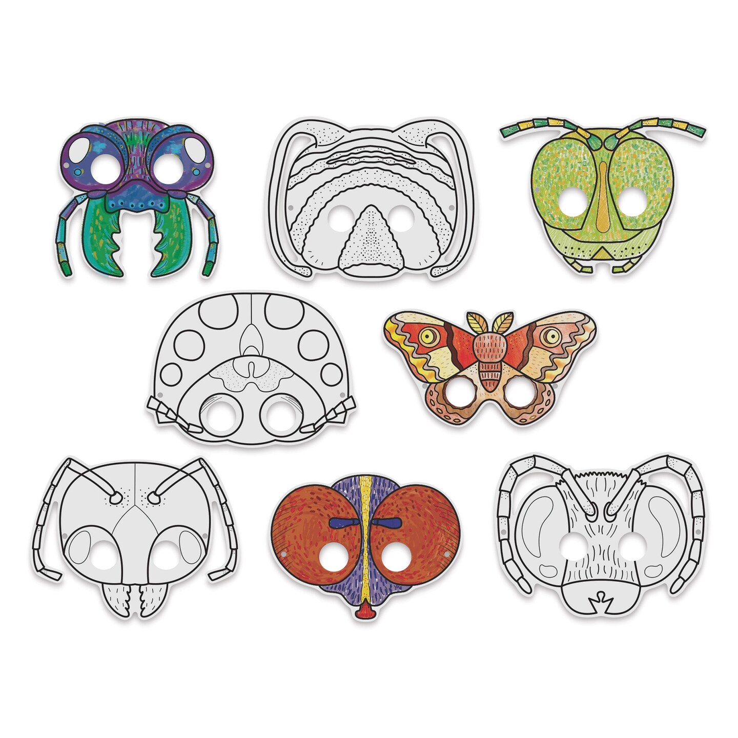 Roylco Insect Masks - Pkg of 24