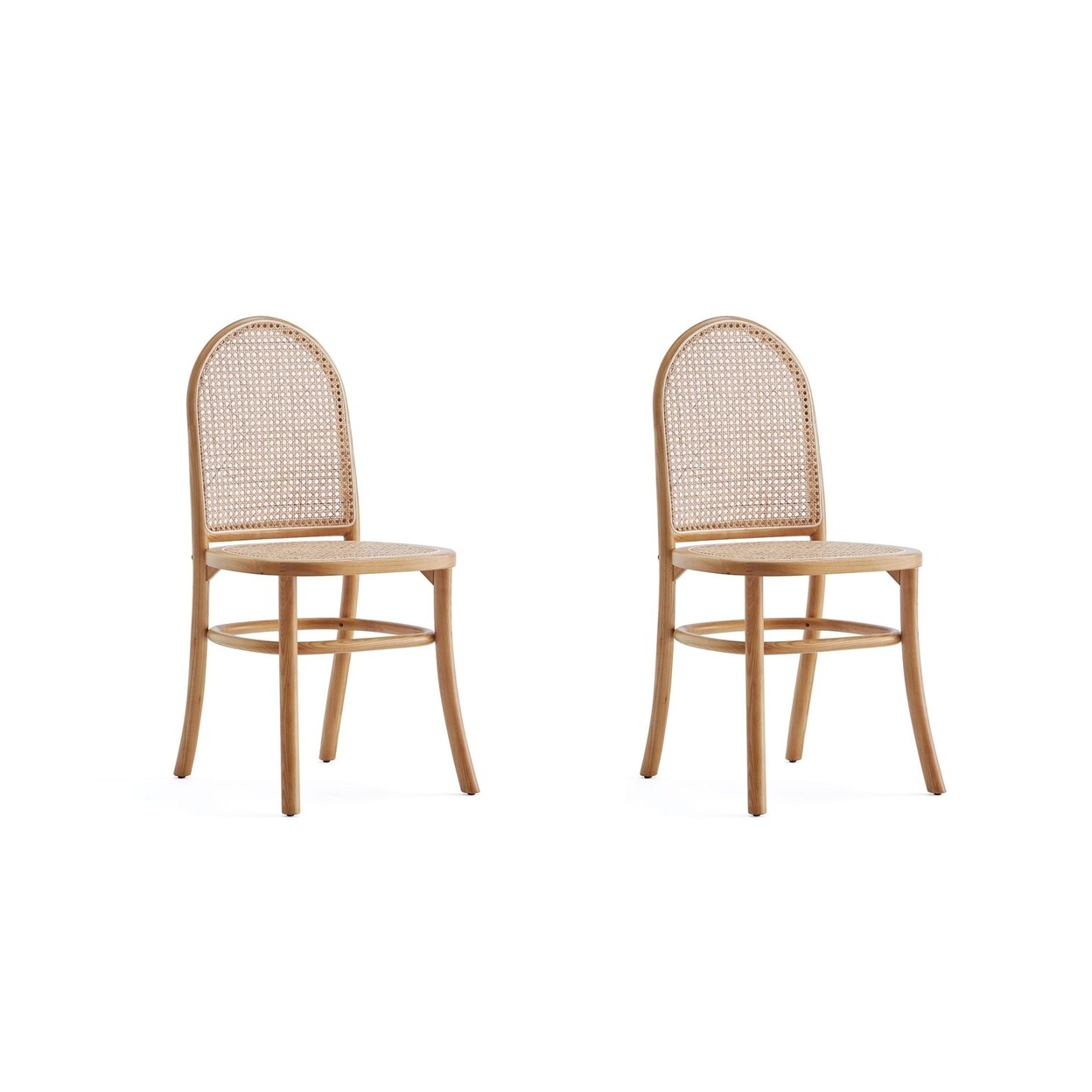 Manhattan Comfort Paragon Dining Chair 2.0 and Cane - Set of 2
