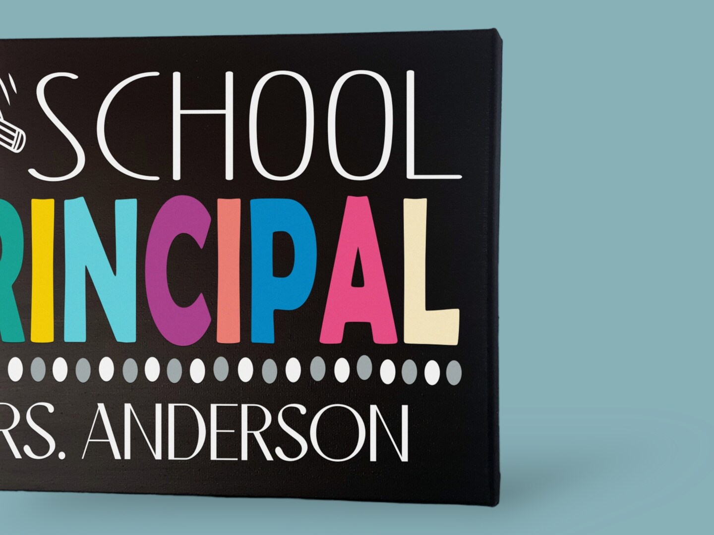 Principal Definition Acrylic Sign – Schoolhouse Design, Desk Decor, Appreciation Gift - View #9