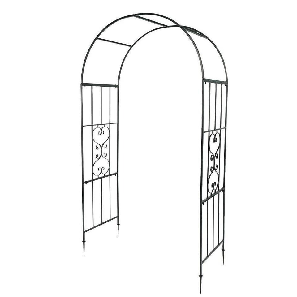 Metal Garden Arch Wedding Arbor Ivy Trellis Rose Patio Climbing Plant