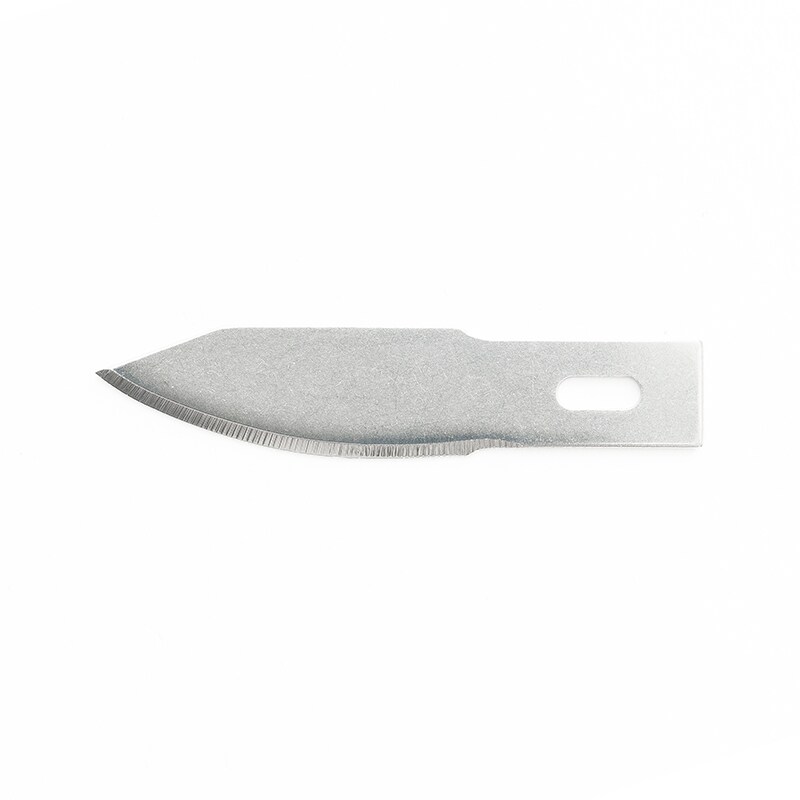 Excel Blades - #25 Curved Contoured Carbon Steel Hobby Blades, Pack of 5 – Precision Craft Knife Replacement