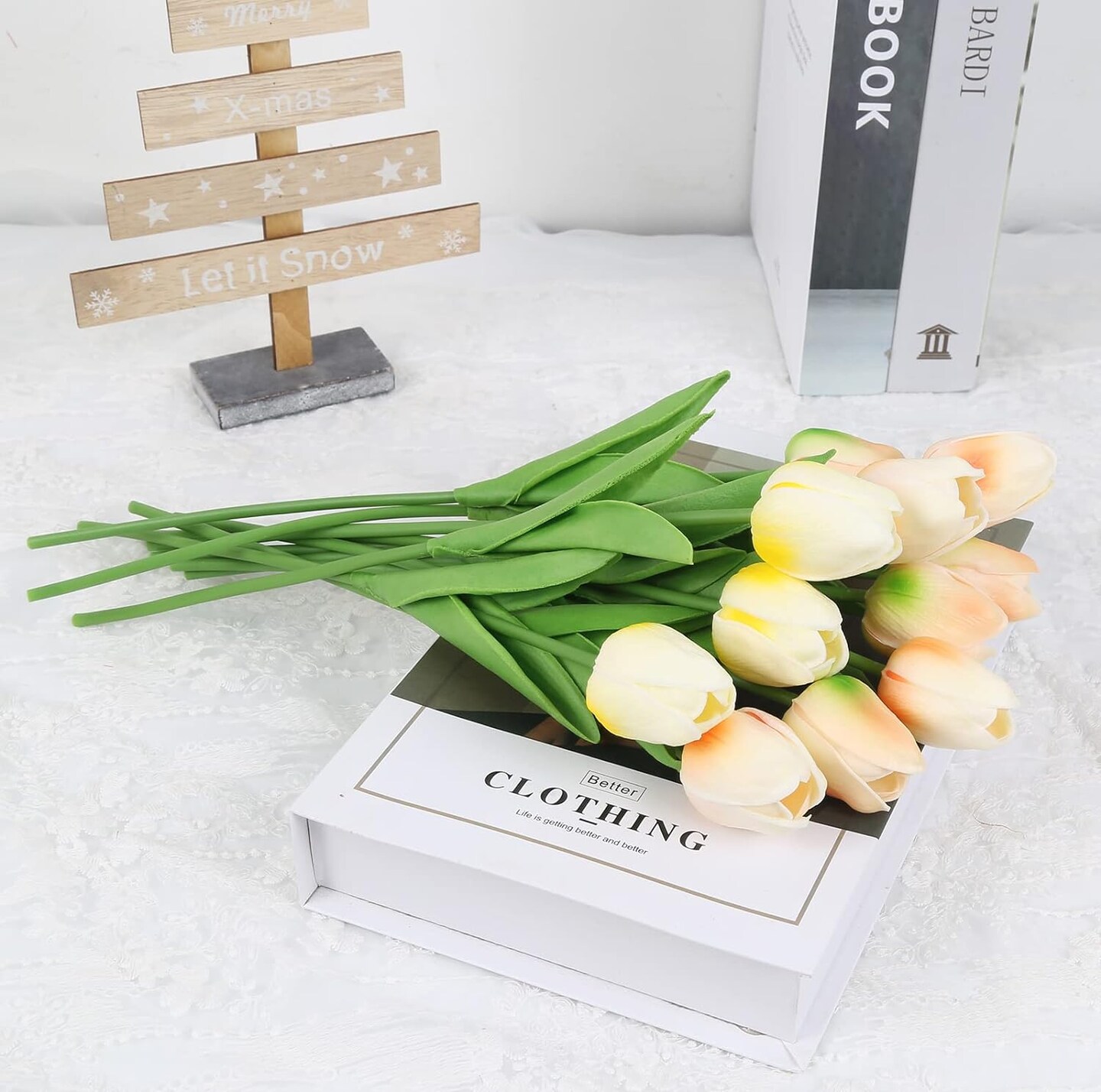 24 Pcs Real Touch Artificial Tulips for All Occasions
