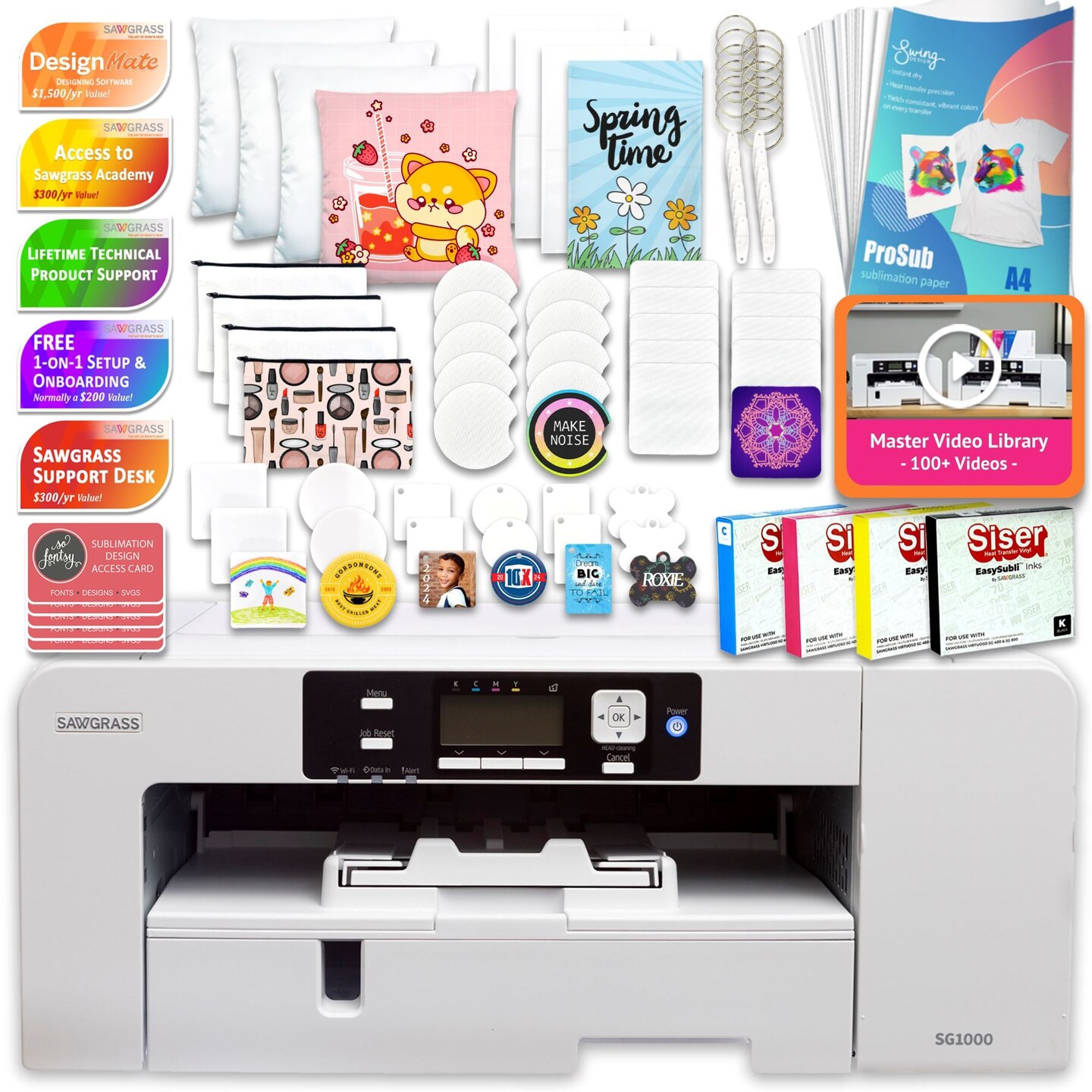 Sawgrass Virtuoso SG1000 Sublimation Printer with Sublimation Oven