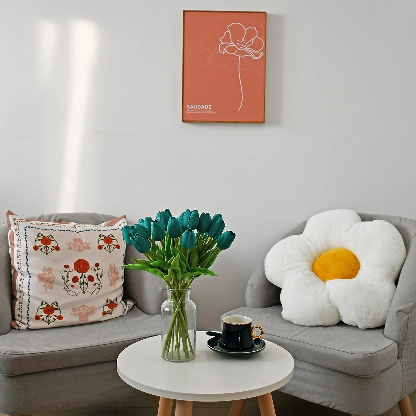 Silk Tulip Bouquet: 20pcs for Mother's Day, Easter, Valentine's, and More