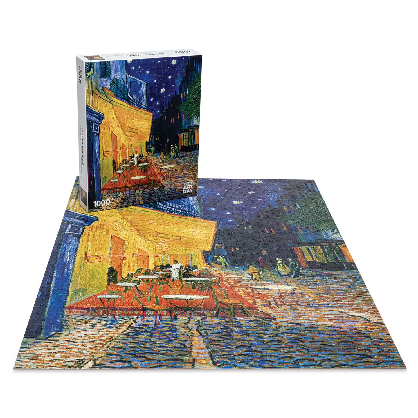 Today is Art Day Famous Paintings Puzzle - Café Terrace, 1000 pieces