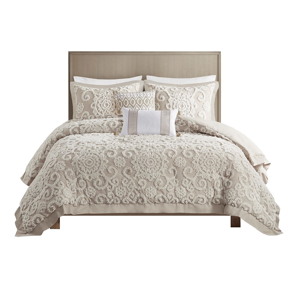Gracie Mills Lito Chenille Cotton Comforter Mini Set - Grace-472