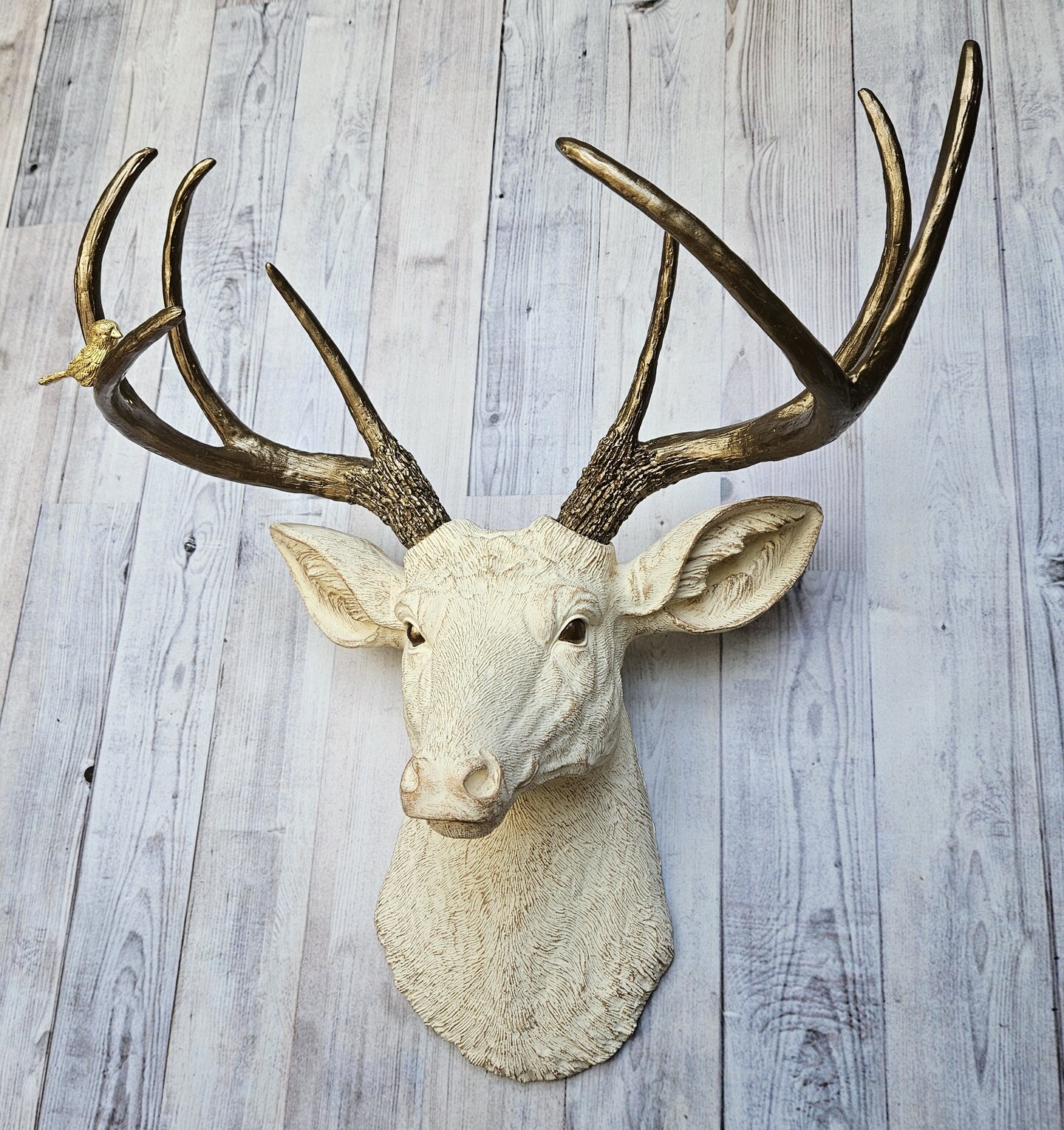 Faux Taxidermy Deer Head Wall Mount, Stag Head Wall Mount with
