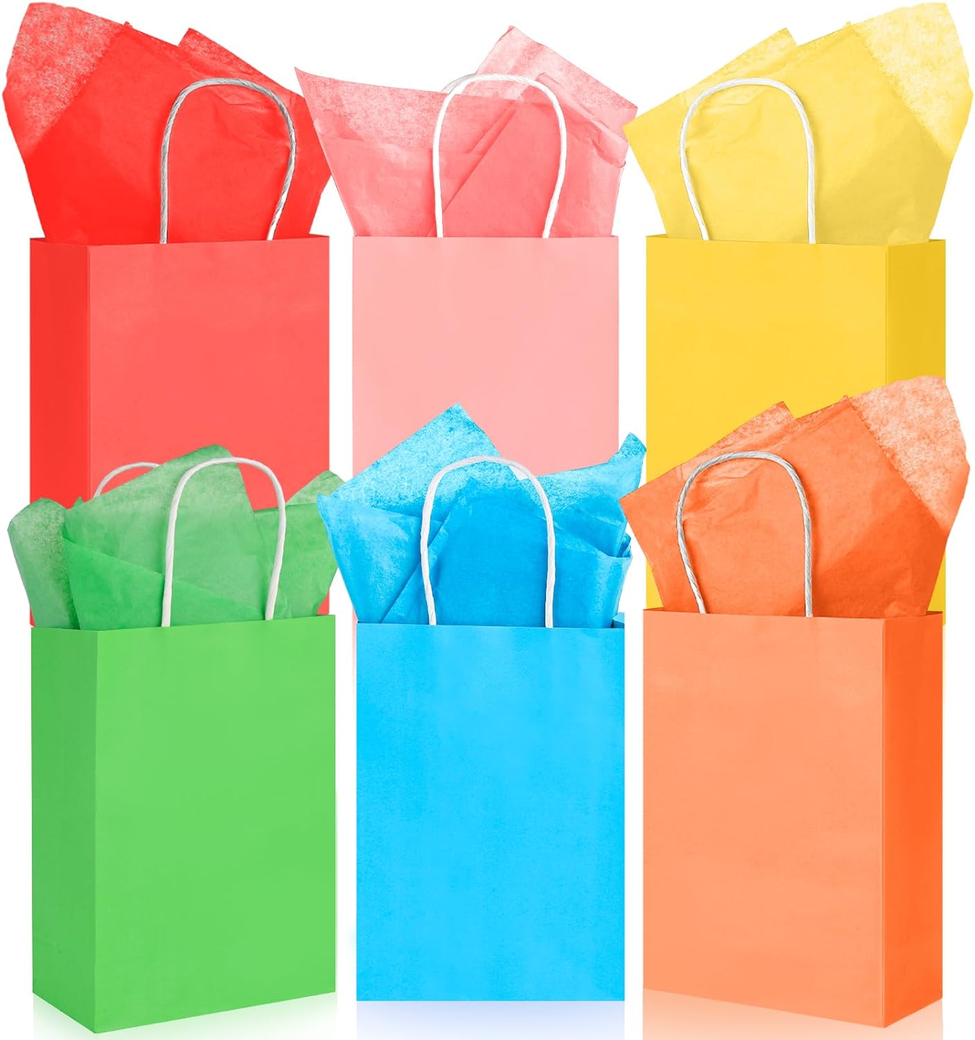 Favor Kraft Bags For Birthday and Wedding Celebrations 18 Pcs