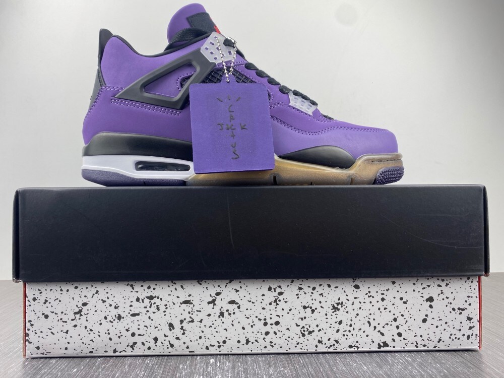 Travis Scott x Air Jordan 4 Purple For Sale Sneakers for Men and Women MakerPlace by Michaels