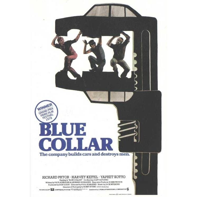 Pop Culture Graphics Blue Collar Movie Poster (11 x 17) - Item MOVEB83580